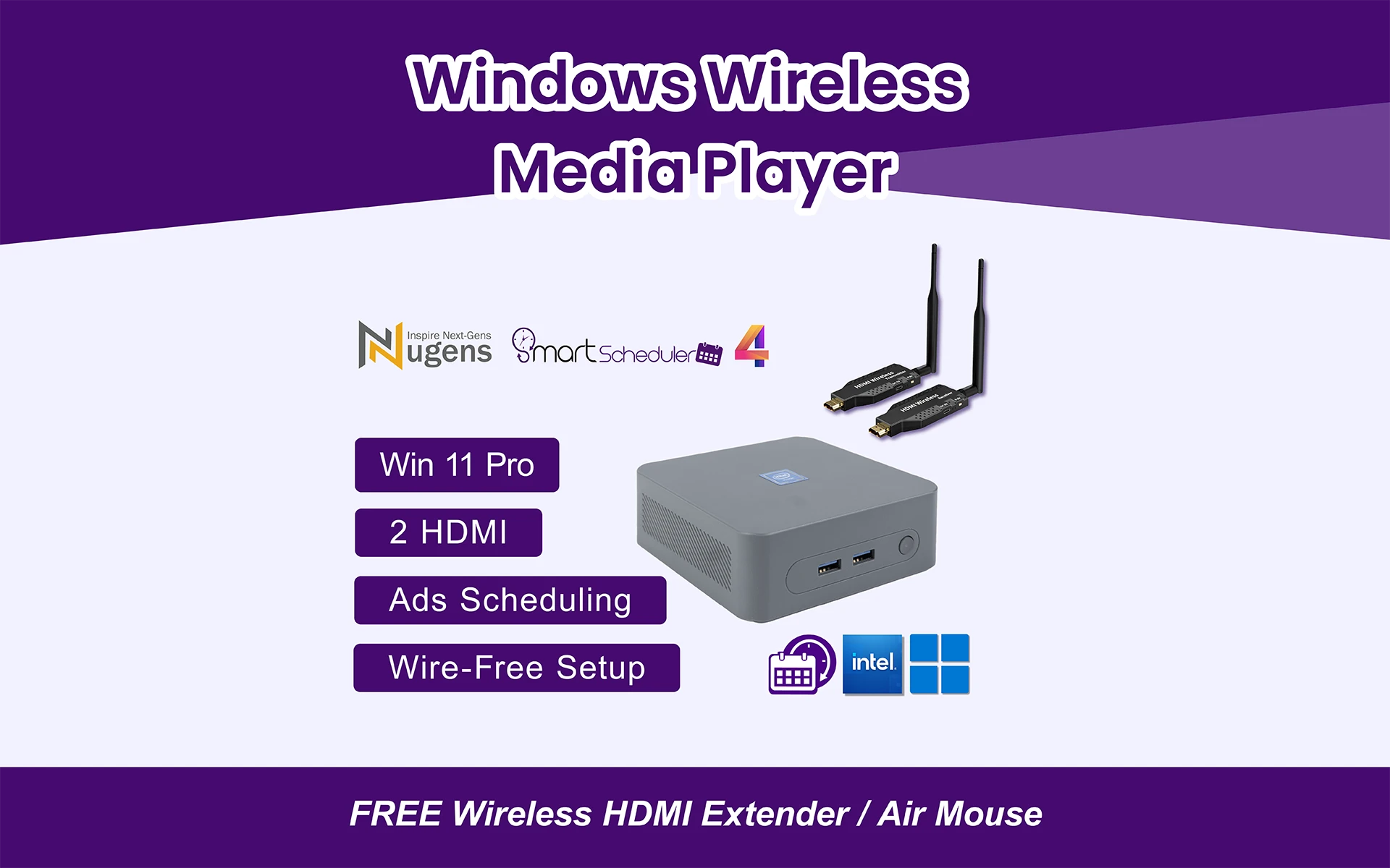 Free Wireless HDMI Extender/ Air Mouse
