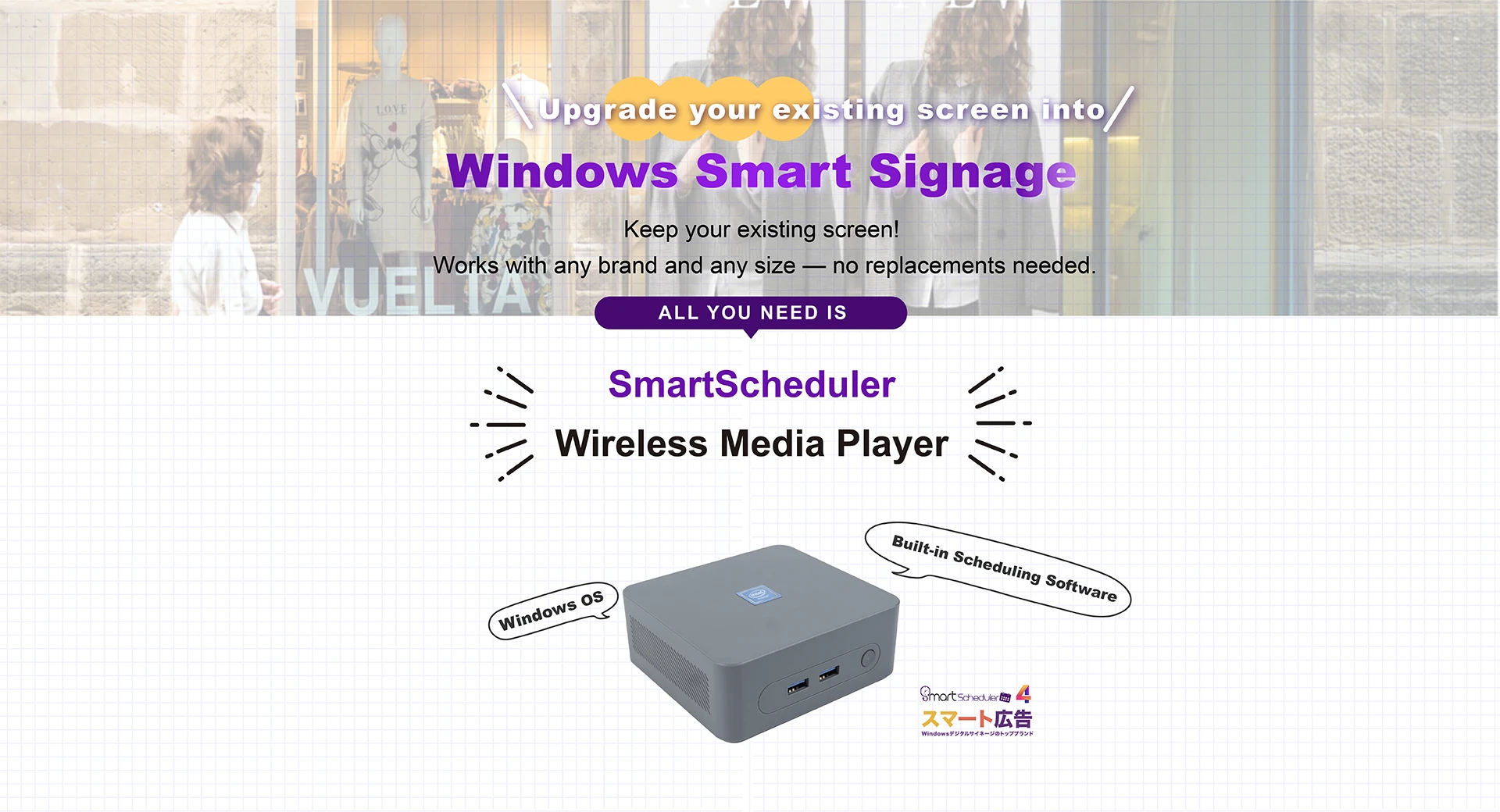 Keep your existing screen! Works with any brand and any size - no replacements needed.