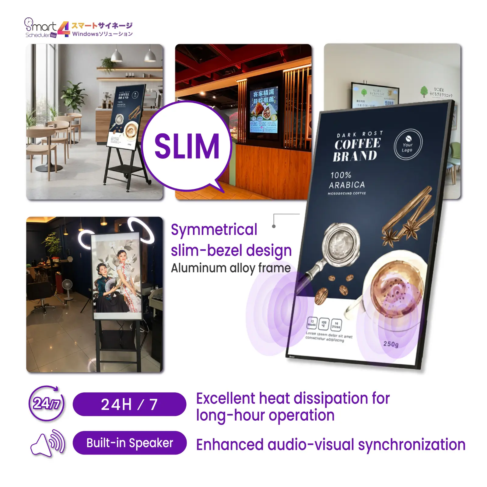 SLIM, Built-in Speaker