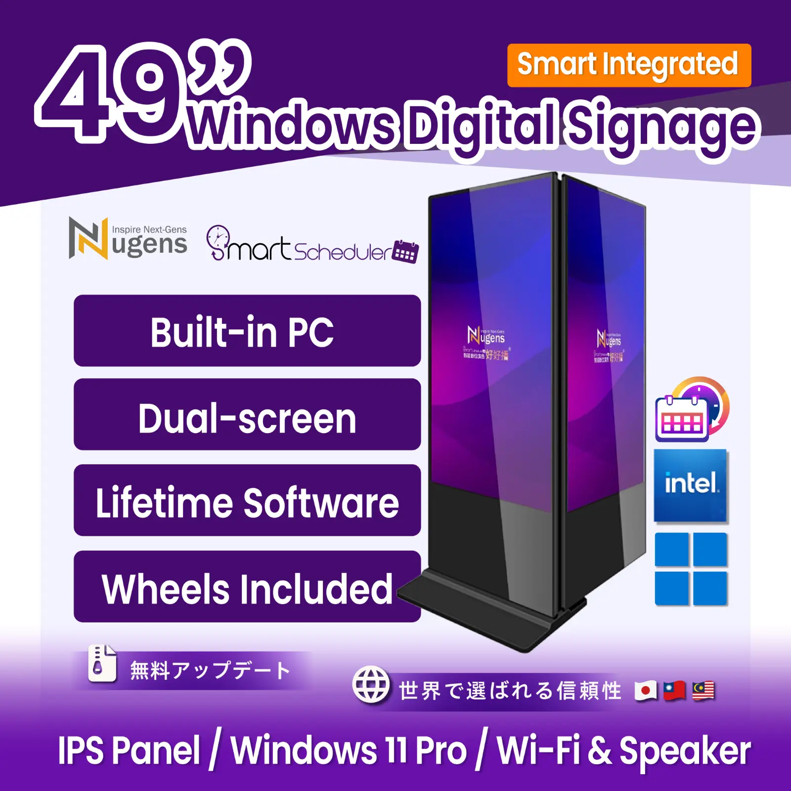 DOUBLE-SIDED DICITAL SIGNACE